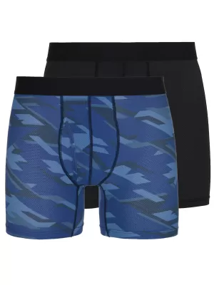 Férfi boxer 2 db KILPI 2P NETT-M RM0214KI SÖTÉTKÉK/FEKETE