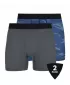 Férfi boxer 2 db KILPI 2P NETT-M RM0214KI SÖTÉTSZÜRKE