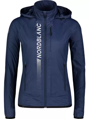 Női kerékpáros kabát NORDBLANC FADEAWAY NBSJL7609 SÖTÉTKÉK