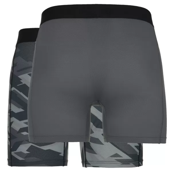  Férfi boxer 2 db KILPI 2P NETT-M RM0214KI SÖTÉTSZÜRKE/KHAKI 