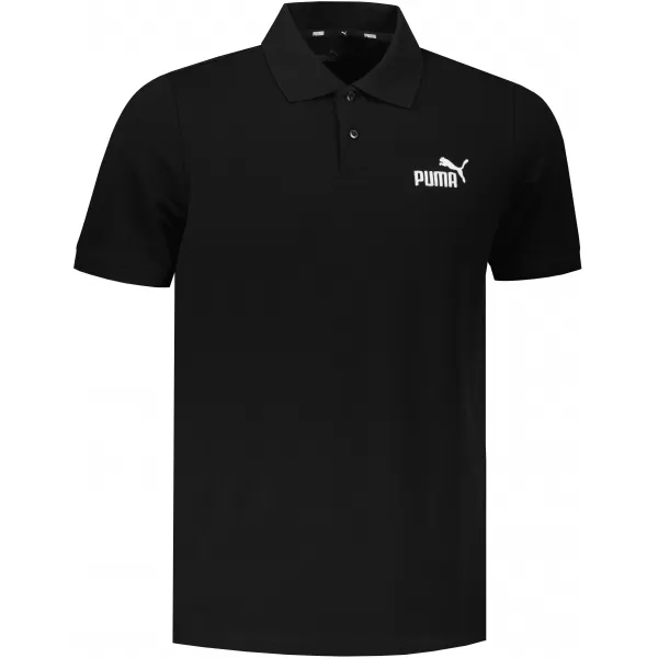  Férfi póló gallérral PUMA ESS PIQUE POLO 586674-01 FEKETE 