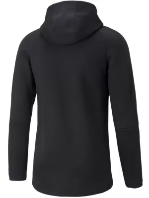 Férfi pulóver PUMA EVOSTRIPE HOODIE 849914-01 FEKETE