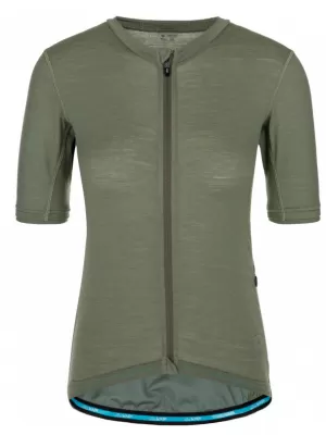 Női kerékpáros mez KILPI MEARIL-W RL0324KI KHAKI