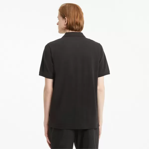  Férfi póló gallérral PUMA ESS PIQUE POLO 586674-01 FEKETE 