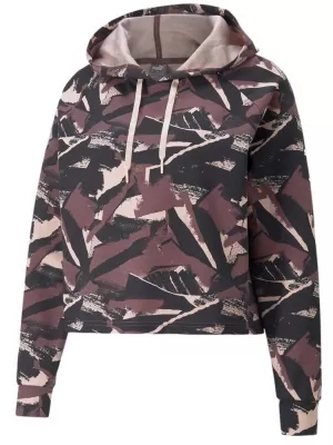 Női pulóver PUMA MODERN SPORTS AOP HOODIE 849824-75 LILA