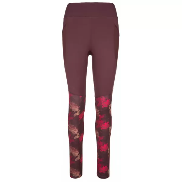  Női leggings KILPI LIGANO-W RL0212KI SÖTÉT VÖRÖS 