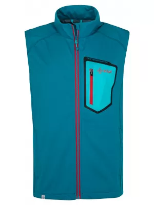 Férfi softshell mellény KILPI RIELLO-M RM0106KI TÜRKIZ