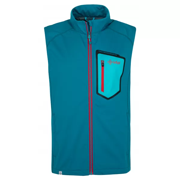  Férfi softshell mellény KILPI RIELLO-M RM0106KI TÜRKIZ 