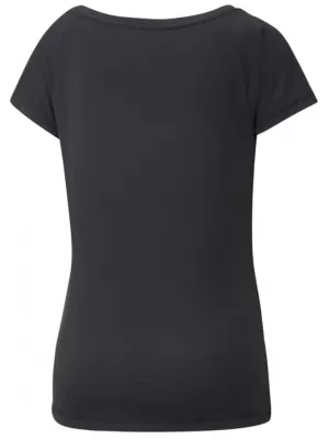 Női póló PUMA TRAIN FAV JERSEY CAT TEE 522420-01 FEKETE