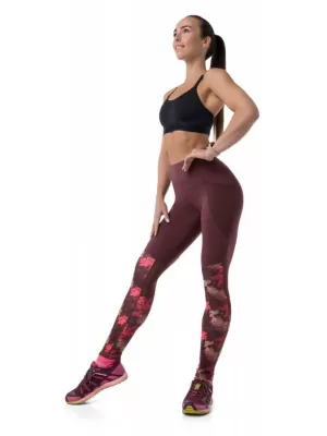 Női leggings KILPI LIGANO-W RL0212KI SÖTÉT VÖRÖS