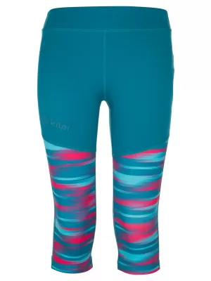 Lány 3/4-es leggings KILPI DARLEY-JG RJ0524KI TÜRKIZ