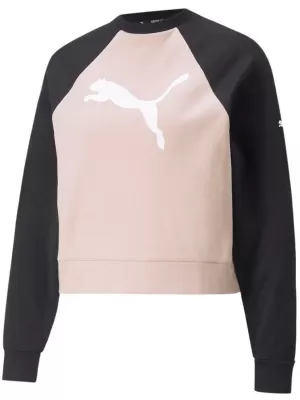 Női pulóver PUMA MODERN SPORTS CREW 849822-01 FEKETE