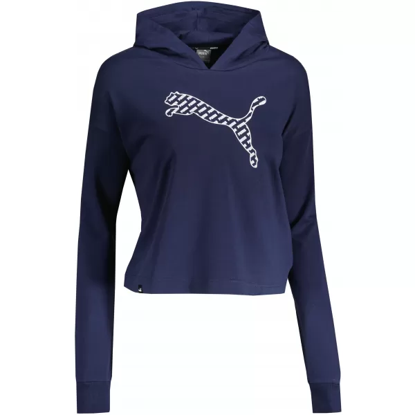  Női pulóver PUMA POWER SUMMER GRAPHIC HOODIE TR 848402-06 KÉK 