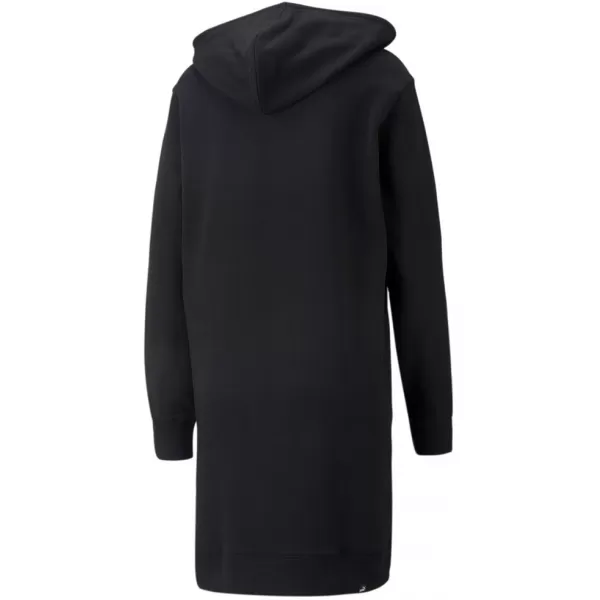  Női pulóver PUMA HER HOODED DRESS 670817-01 FEKETE 