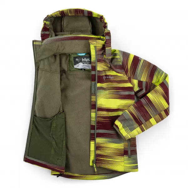  Fiú softshell kabát KILPI RAVIO-J RJ0500KI KHAKI 