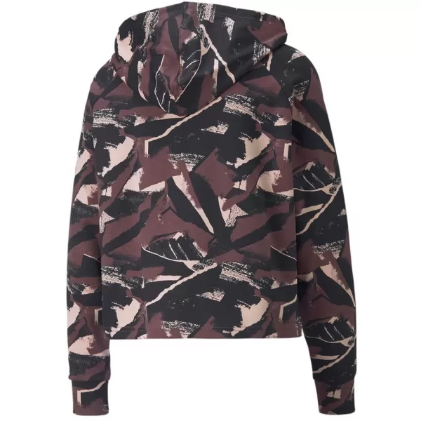  Női pulóver PUMA MODERN SPORTS AOP HOODIE 849824-75 LILA 