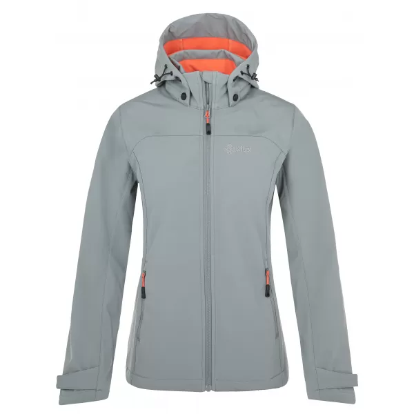  Női softshell kabát KILPI RAVIA-W RL0111KI SÖTÉTSZÜRKE 