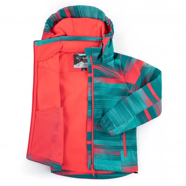  Lányos softshell kabát KILPI RAVIA-J RJ0515KI TÜRKIZ 