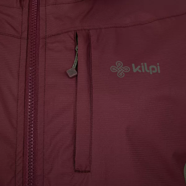  Férfi dzseki KILPI SONNA-M RM0102KI SÖTÉT VÖRÖS 