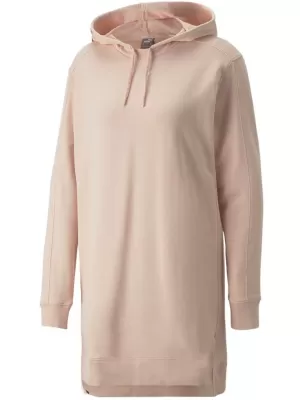 Női pulóver PUMA HER HOODED DRESS 670817-47 RÓZSASZÍN