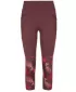 3/4-es női leggings KILPI SOLAS-W RL0213KI SÖTÉT VÖRÖS