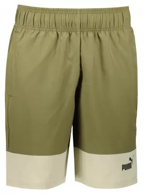Férfi rövidnadrág PUMA POWER COLORBLOCK WOVEN SHORTS 9 848819-32 ZÖLD