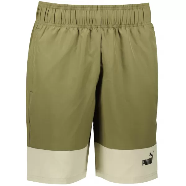  Férfi rövidnadrág PUMA POWER COLORBLOCK WOVEN SHORTS 9 848819-32 ZÖLD 