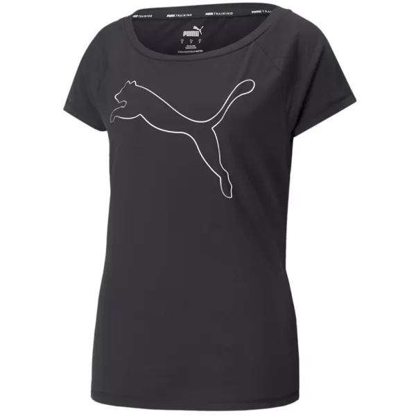  Női póló PUMA TRAIN FAV JERSEY CAT TEE 522420-01 FEKETE 