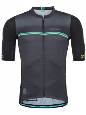 Férfi kerékpáros mez KILPI TINO-M RM0314KI FEKETE