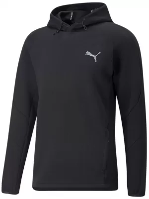 Férfi pulóver PUMA EVOSTRIPE HOODIE 849914-01 FEKETE