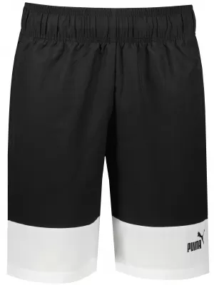 Férfi rövidnadrág PUMA POWER COLORBLOCK WOVEN SHORTS 9 848819-01 FEKETE