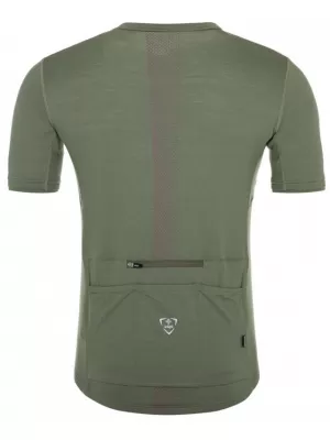 Férfi kerékpáros mez KILPI PETRANA-M RM0312KI KHAKI