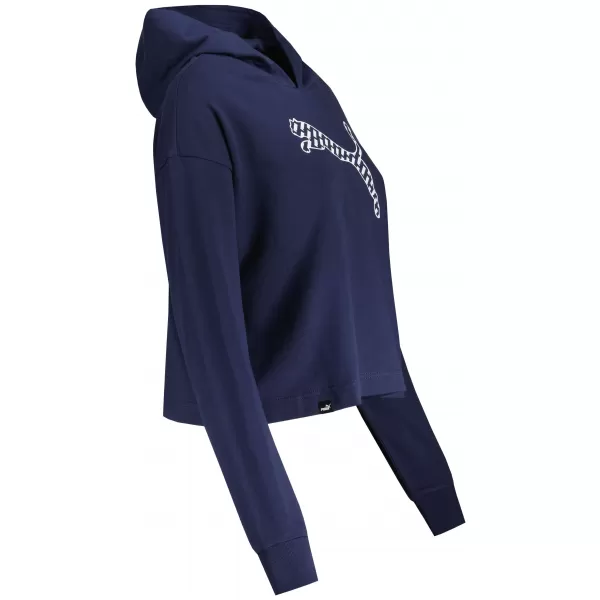  Női pulóver PUMA POWER SUMMER GRAPHIC HOODIE TR 848402-06 KÉK 