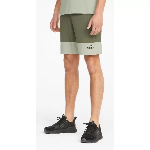  Férfi rövidnadrág PUMA POWER COLORBLOCK WOVEN SHORTS 9 848819-32 ZÖLD 