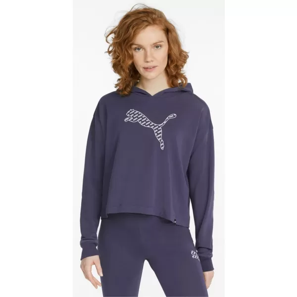  Női pulóver PUMA POWER SUMMER GRAPHIC HOODIE TR 848402-06 KÉK 