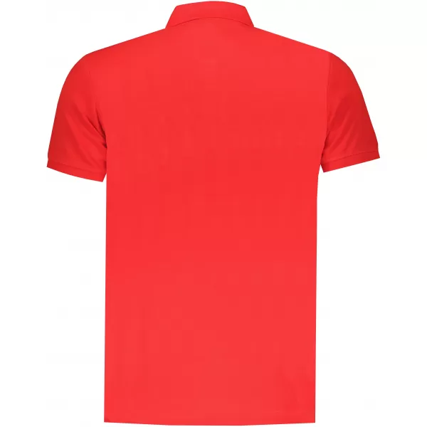  Mens t -ing egy gallérral DSTREET PX0331 PIROS 