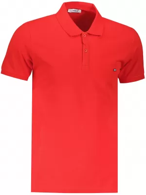 Mens t -ing egy gallérral DSTREET PX0331 PIROS