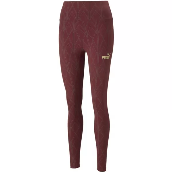  Női leggings PUMA POWER DECO GLAM TIGHTS 671759-42 BURGUNDIA 