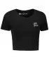 Női crop top póló ALTISPORT BYB/ALW056BY042 FEKETE ÉS FEHÉR