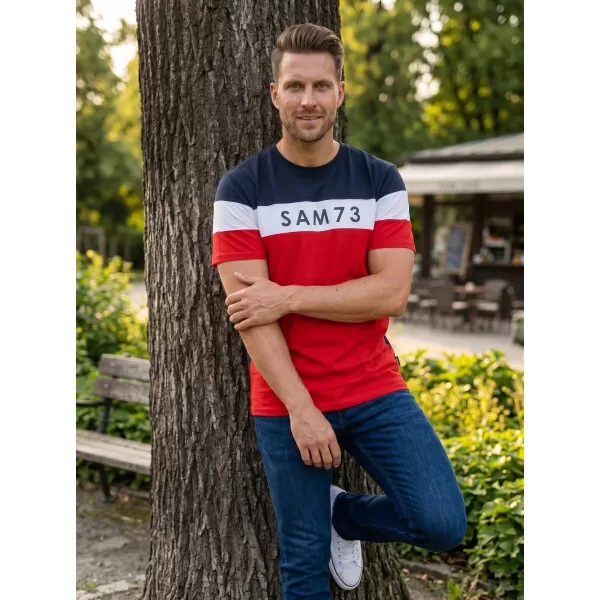  Férfi póló SAM 73 KAVIX MT 815 PIROS 