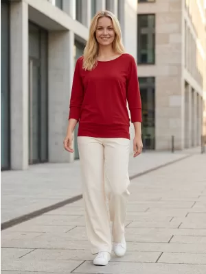 Női póló SAM 73 EKALE WT 875 PIROS