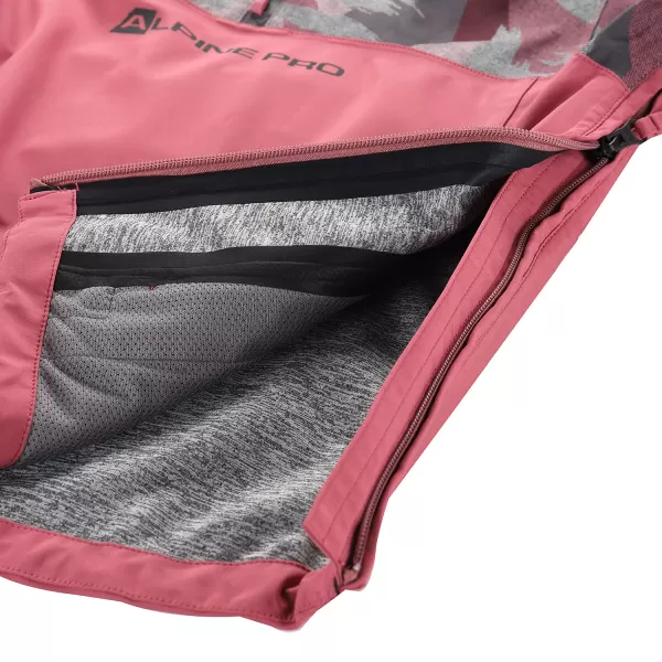  Kabát ALPINE PRO GIBBO KJCY250 BURGUNDIA 