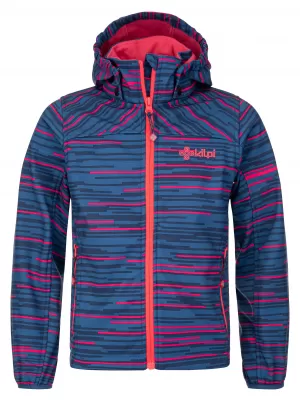 Lányos softshell kabát KILPI RAVIA-JG SJ0155KI SÖTÉTKÉK