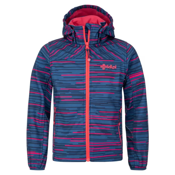  Lányos softshell kabát KILPI RAVIA-JG SJ0155KI SÖTÉTKÉK 