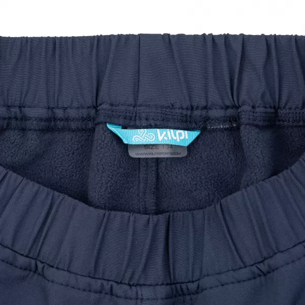  Gyermek softshell nadrág KILPI RIZO-J SJ0405KI SÖTÉTKÉK 