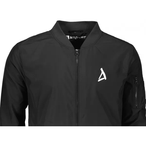  Férfi bomber dzseki ALTISPORT BYB/ALM002BY045 FEKETE ÉS FEHÉR 