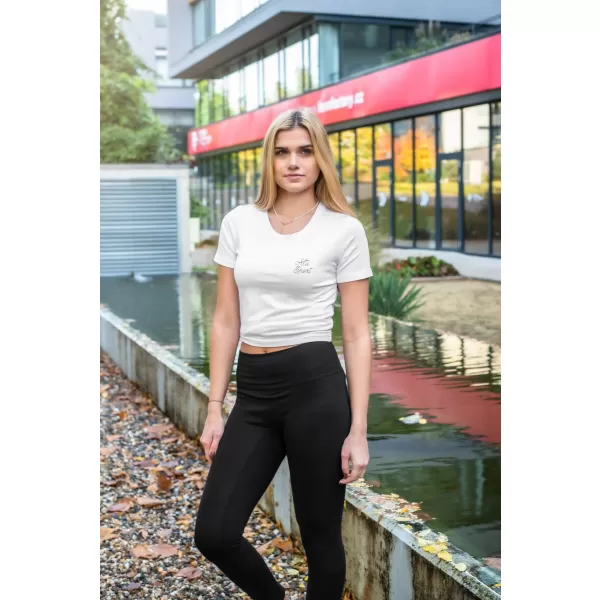  Női crop top póló ALTISPORT BYB/ALW056BY042 FEHÉR 