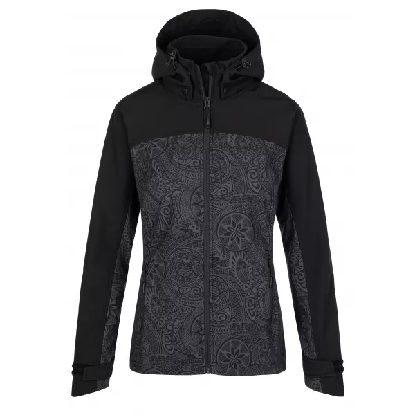  Női softshell kabát KILPI RAVIA-W SL0124KI SÖTÉTSZÜRKE 