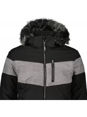 Kabát ALPINE PRO SAPTAH MJCY557 FEKETE