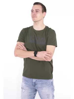 Férfi póló KIXMI ORLANDO ZÖLD